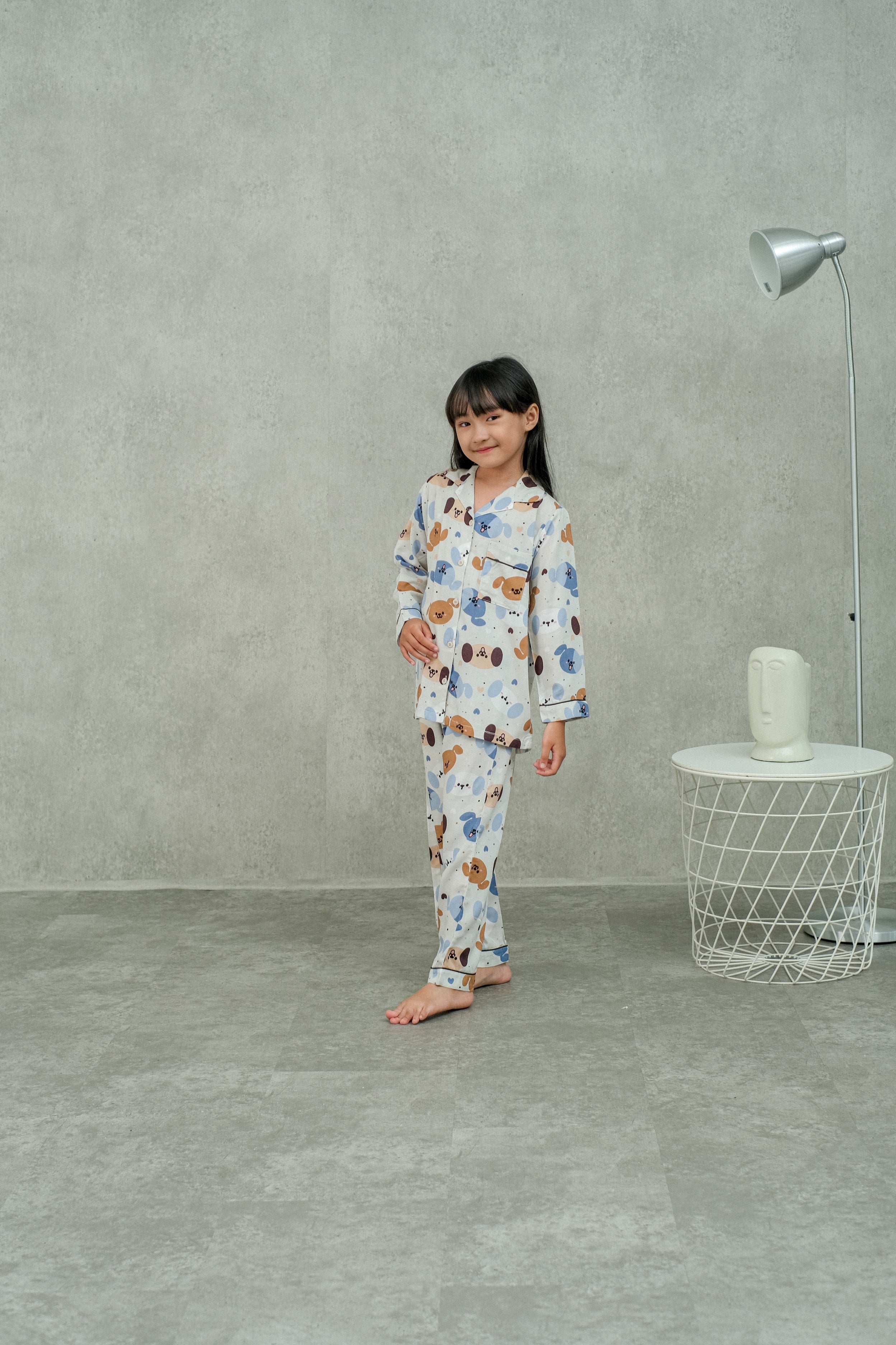 Kids Milo Viscose Rayon Long Sleeves and Long Pajamas Set