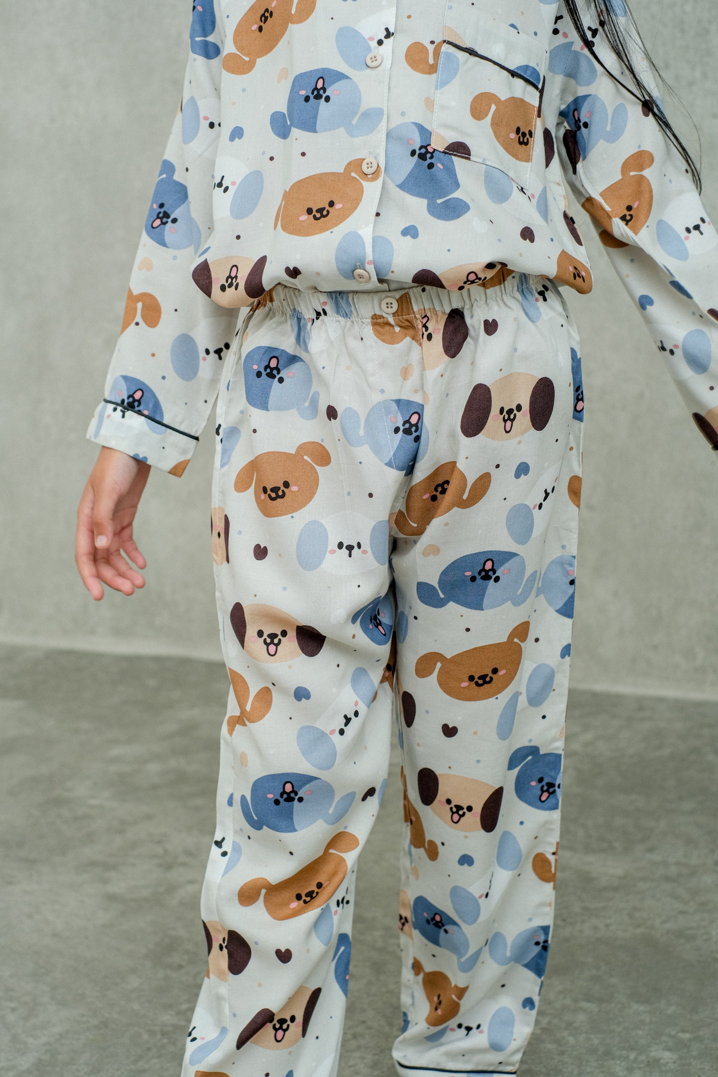 Kids Milo Viscose Rayon Long Sleeves and Long Pajamas Set