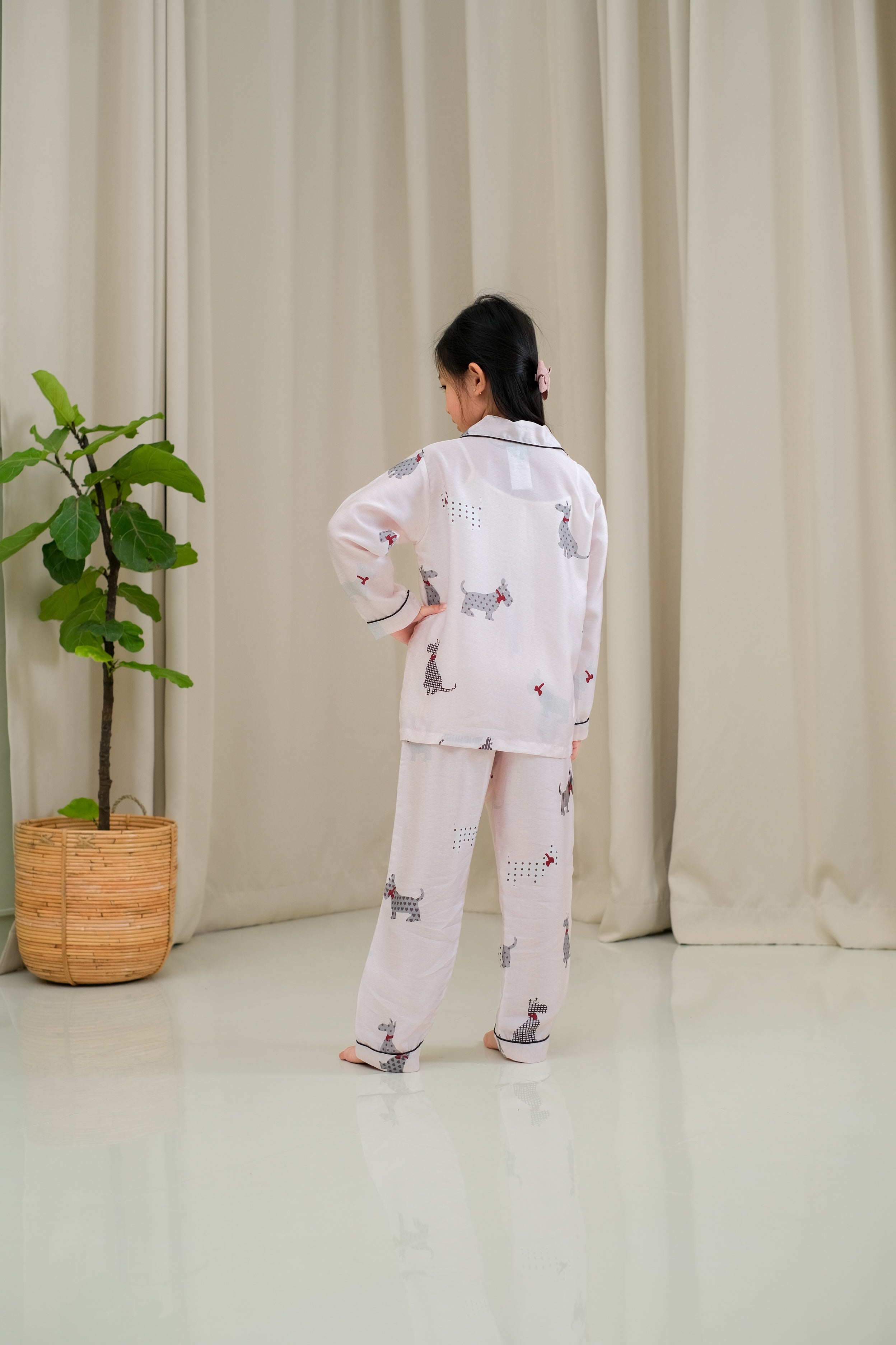 Molly Organic Silk Long Sleeve Pajamas Set for Kids