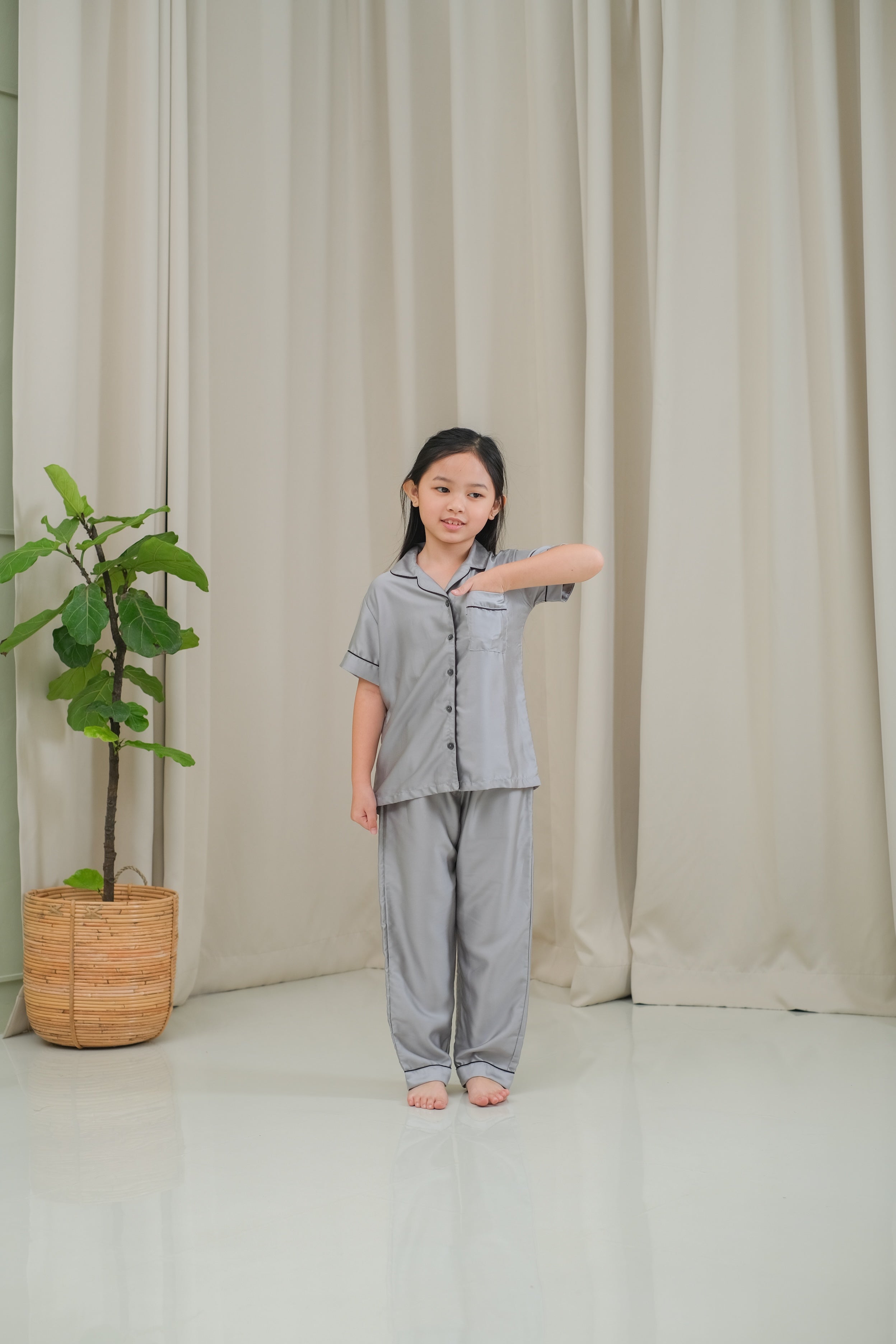 Gemma Organic Silk Short Pajamas Set for Kids