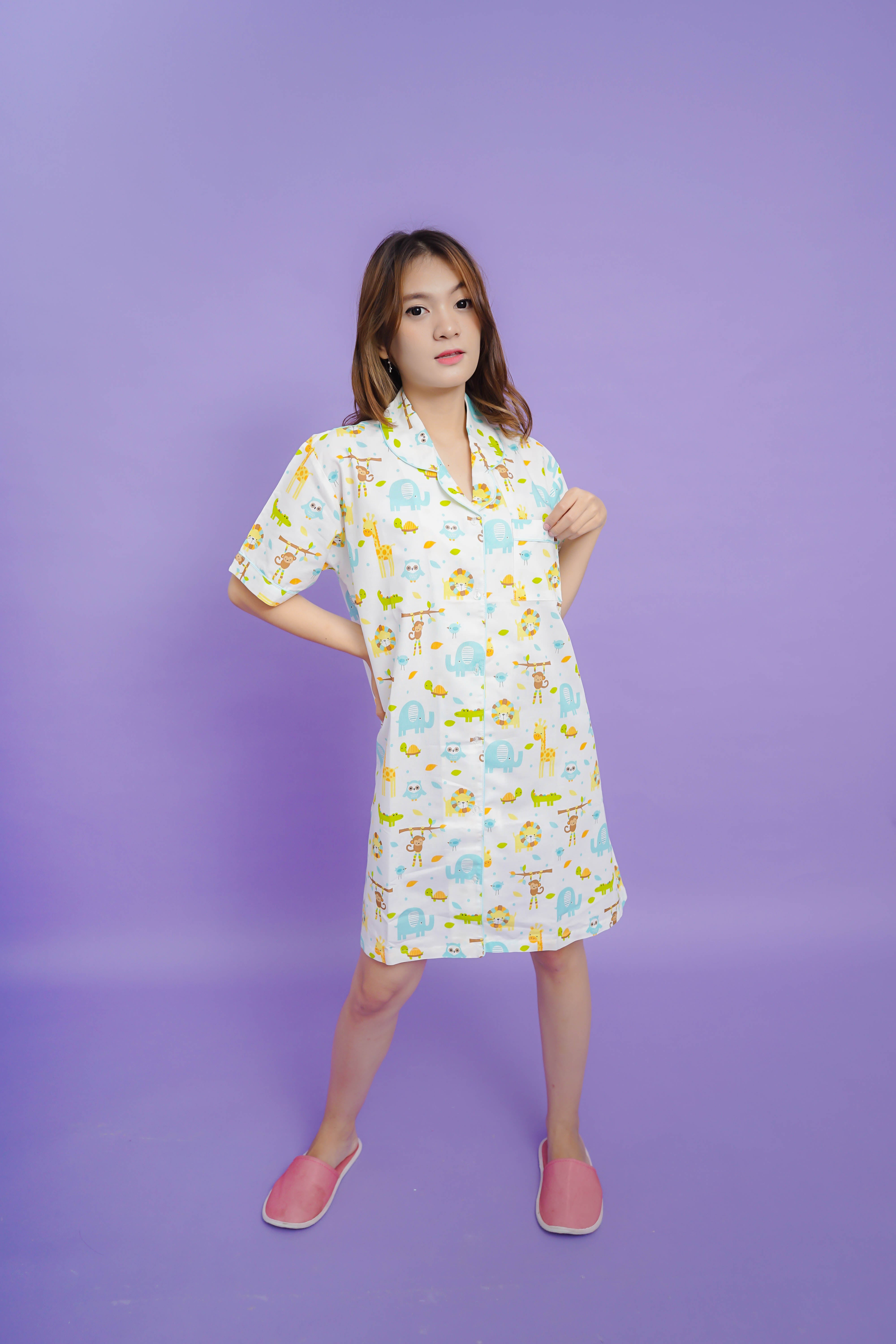 Little Bambino Cotton House Dress Pajamas